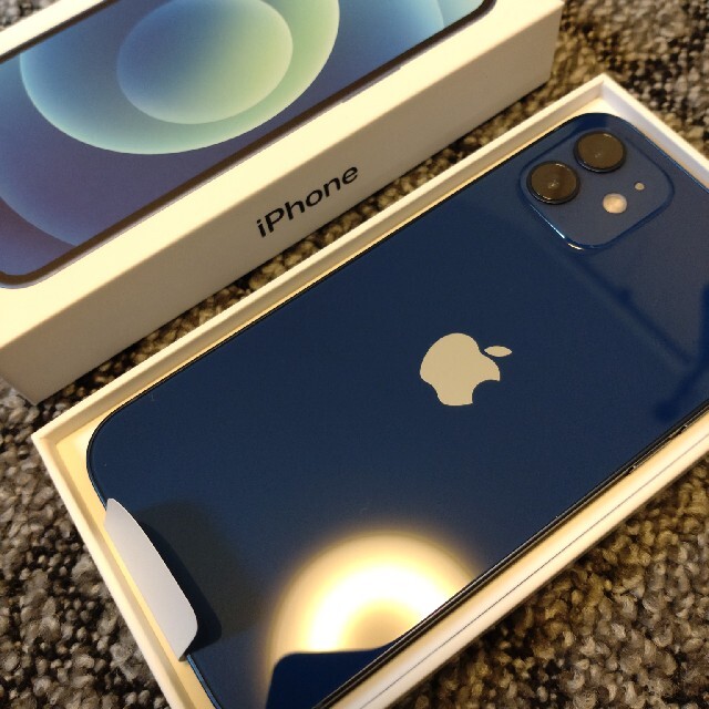 Apple - 新品未使用　アップル　iPhone12 64GB　ブルー