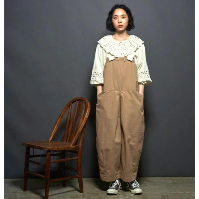 45rpm - 美品❣️tumugu ヴィンテージフレンチドリル2Wayサロペット