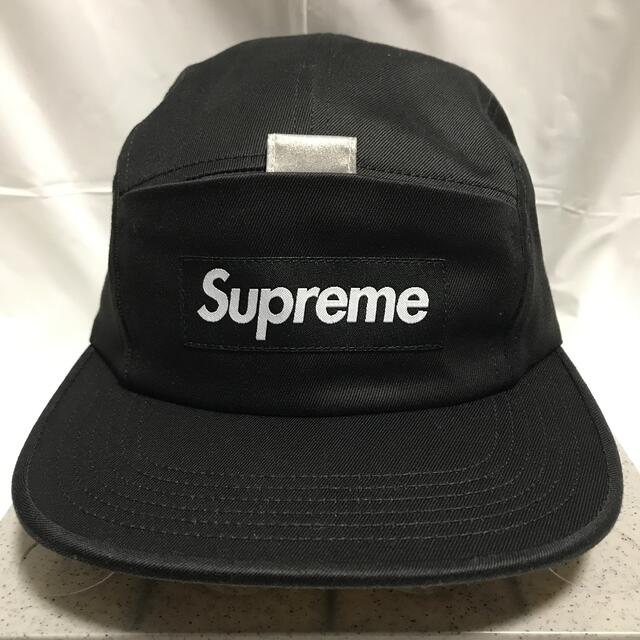 黒 USA製 supremeシュプリーム キャップ