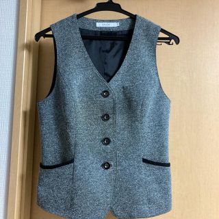 ニットベスト 事務服 13号(ベスト/ジレ)