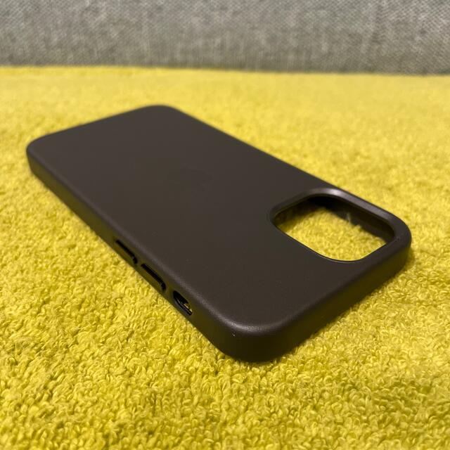 【新品】純正 iPhone 12 mini レザーケース　ブラック　黒 8