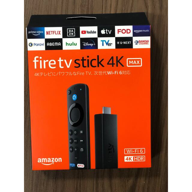 新品 Amazon Fire TV Stick 4K MAX 保証書レシート付 スマホ/家電/カメラのテレビ/映像機器(その他)の商品写真