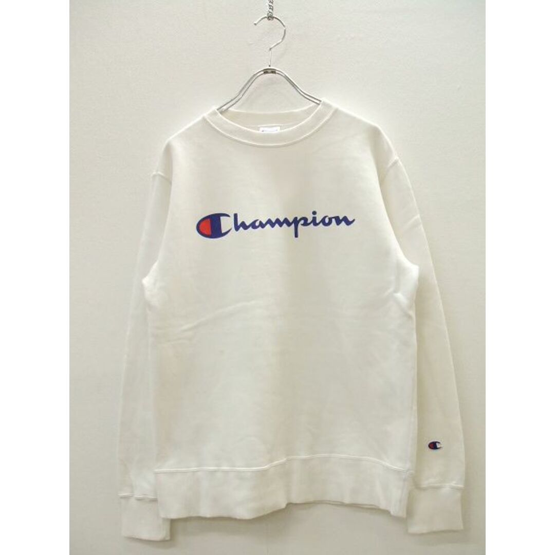 Champion(チャンピオン)のChampion ロゴ スウェット ホワイト メンズ  チャンピオン【中古】2-0103M♪ メンズのトップス(スウェット)の商品写真