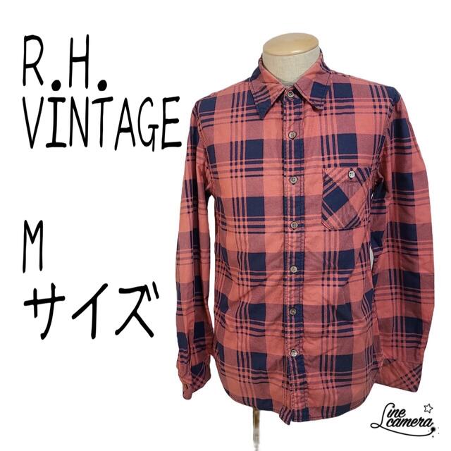 Ron Herman(ロンハーマン)のR.H. VINTAGE ロンハーマン ヴィンテージ M シャツ チェック 長袖 メンズのトップス(シャツ)の商品写真