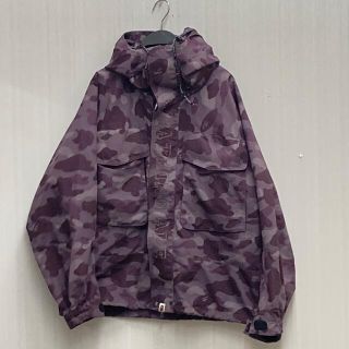 アベイシングエイプ(A BATHING APE)のアベイシングエイプ  APE カモフラ  ミリタリー マウンテンジャケット(パーカー)