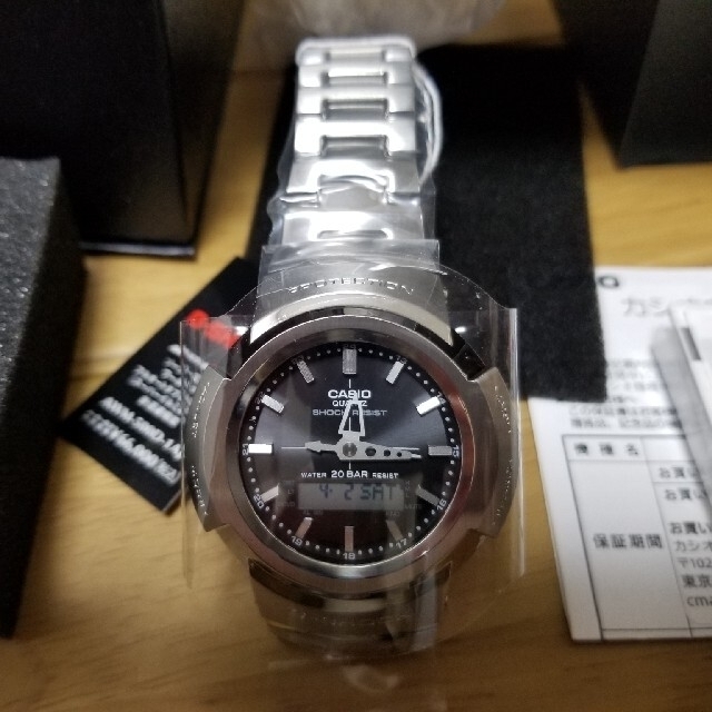 本日最終　CASIO　AWM-500D-1AJF シルバー AW-500