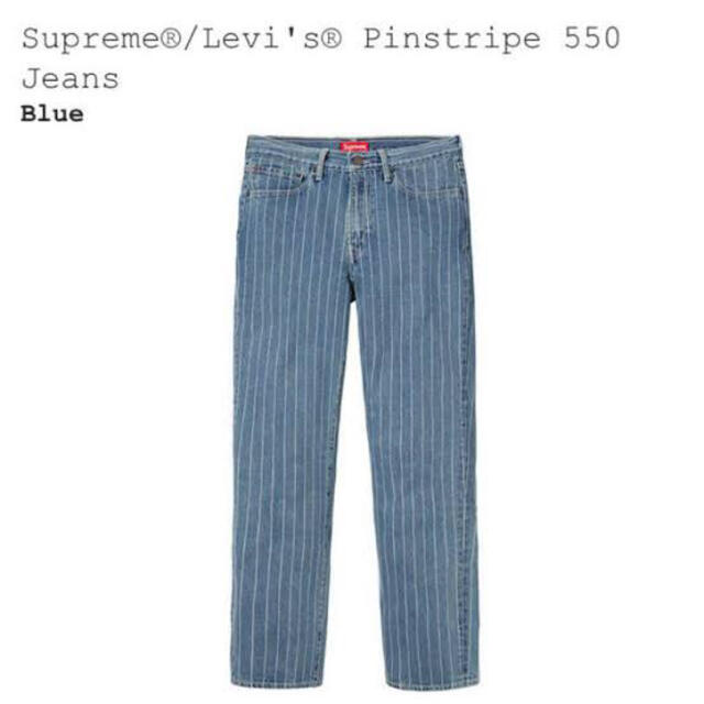 supremeリーバイスストライプ550