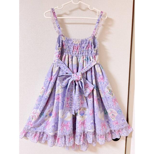 Angelic Pretty Jewel Marineフリルジャンパースカート