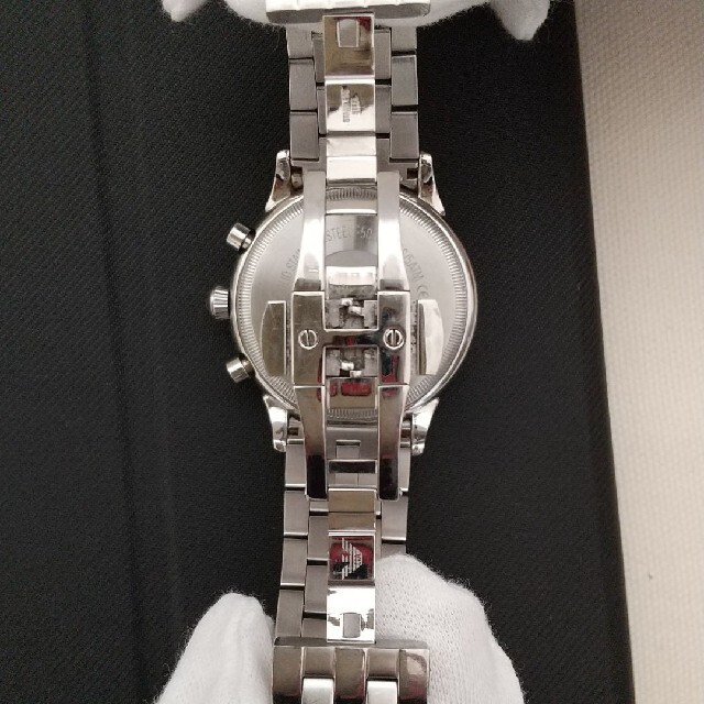エンポリオアルマーニ 腕時計 メンズ クロノグラフ SV AR-0580