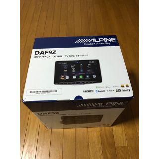 《新品未開封》アルパイン　DAF9Z(カーナビ/カーテレビ)