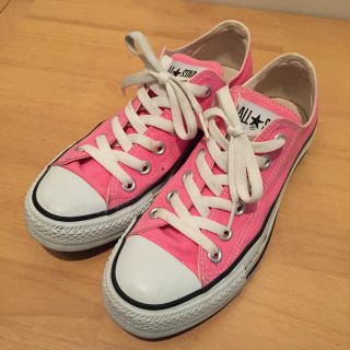 コンバース(CONVERSE)のコンバース ピンク 23.5(スニーカー)