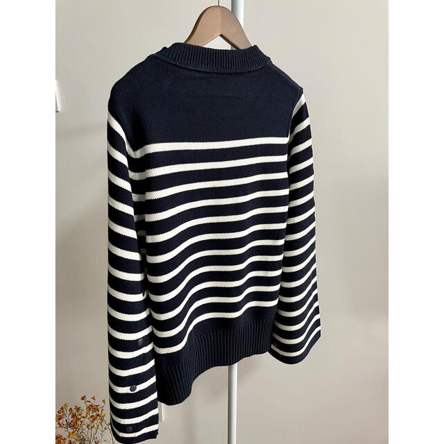 HYKE(ハイク)のHYKE22年新品★完売！STRIPED BELL SLEEVE SWEATER レディースのトップス(ニット/セーター)の商品写真