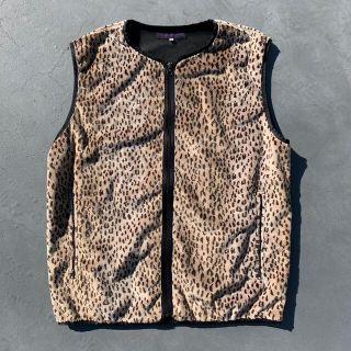 ニードルス(Needles)の【新品未使用】Needles W.U. Piping Vest Leopard(ベスト)