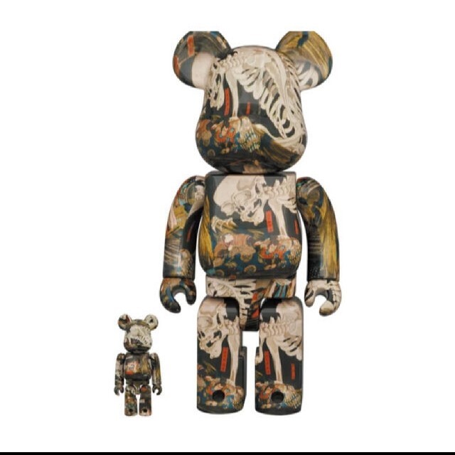 BE@RBRICK 歌川国芳「相馬の古内裏」 100% & 400% 安い購入 vnssct.com