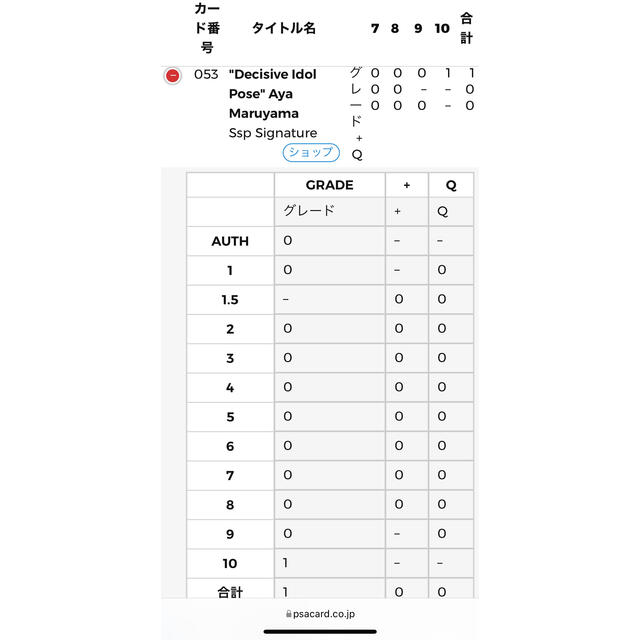 ヴァイスシュヴァルツ - 【極美品】【PSA10】丸山彩 ヴァイス ヴァイスシュヴァルツ - 【極美品】【PSA10】丸山彩 ヴァイス