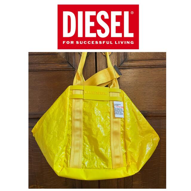 DIESEL(ディーゼル)の【ダイスケ様専用】DIESEL ディーゼル トート バッグ エコバッグ イエロー レディースのバッグ(トートバッグ)の商品写真