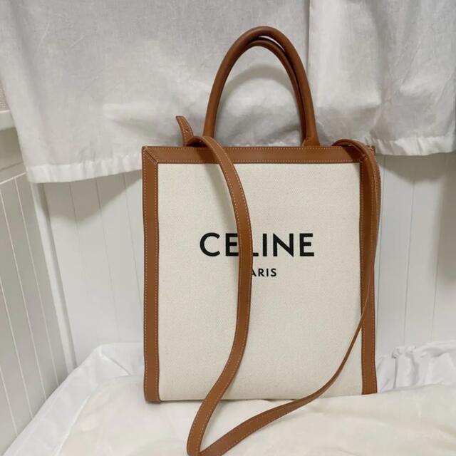 お値下げ！正規品CELINE バーティカル スモール キャンバストート