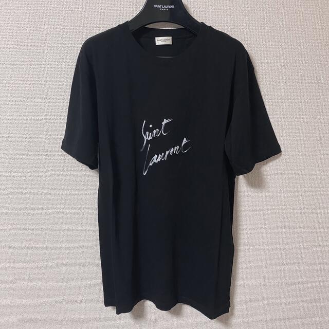 最新発見 サンローラン ロゴTシャツ トップス LAURENT 【未使用】SAINT ...