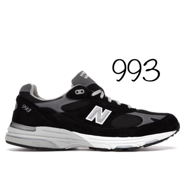 最新情報 new balance MR993BK 新品未使用 29.5cm black