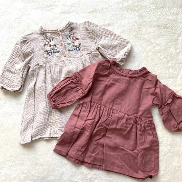 西松屋(ニシマツヤ)のワンピース　キッズ　まとめ売り キッズ/ベビー/マタニティのキッズ服女の子用(90cm~)(ワンピース)の商品写真