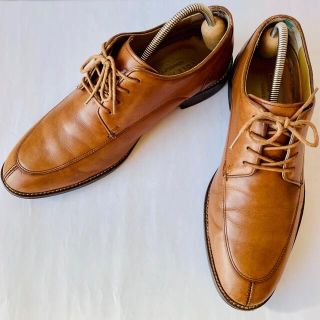 コールハーン(Cole Haan)のCOLE HAAN コールハーン 茶色 Uチップ 24.5cm 除菌・消臭済み(ドレス/ビジネス)