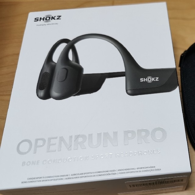 Shokz OPEN RUN ブラック　保証期間内