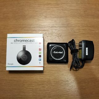 グーグル(Google)のchromecast　第2世代　+　screen beam(映像用ケーブル)