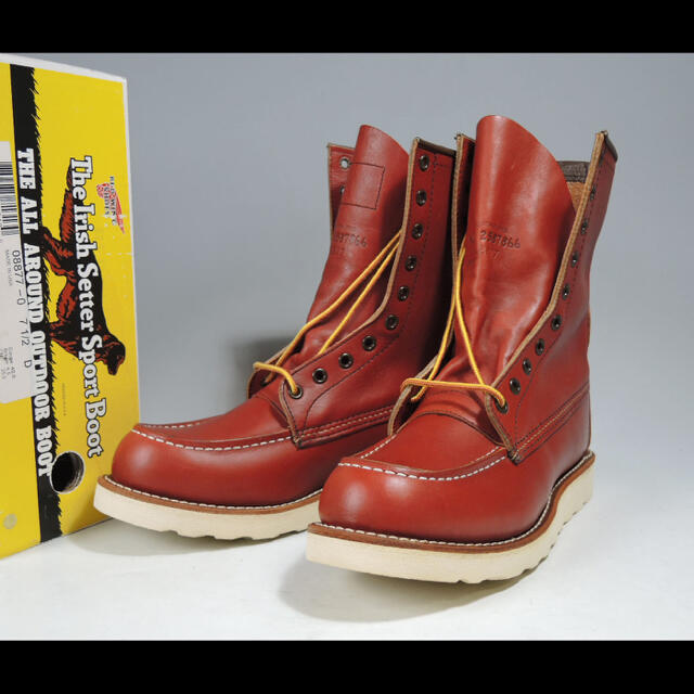 REDWING(レッドウィング)の新品☆四角犬タグ8877セッター877プリント犬タグ875 8875 BEAMS メンズの靴/シューズ(ブーツ)の商品写真