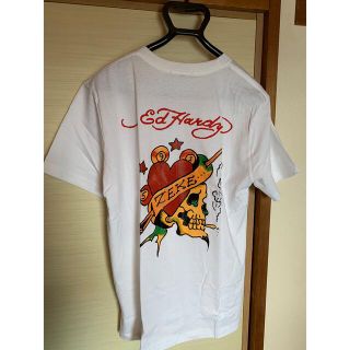 エドハーディー(Ed Hardy)の人気デザイン エド ハーディー  メンズ Tシャツ ホワイト LLサイズ(Tシャツ/カットソー(半袖/袖なし))