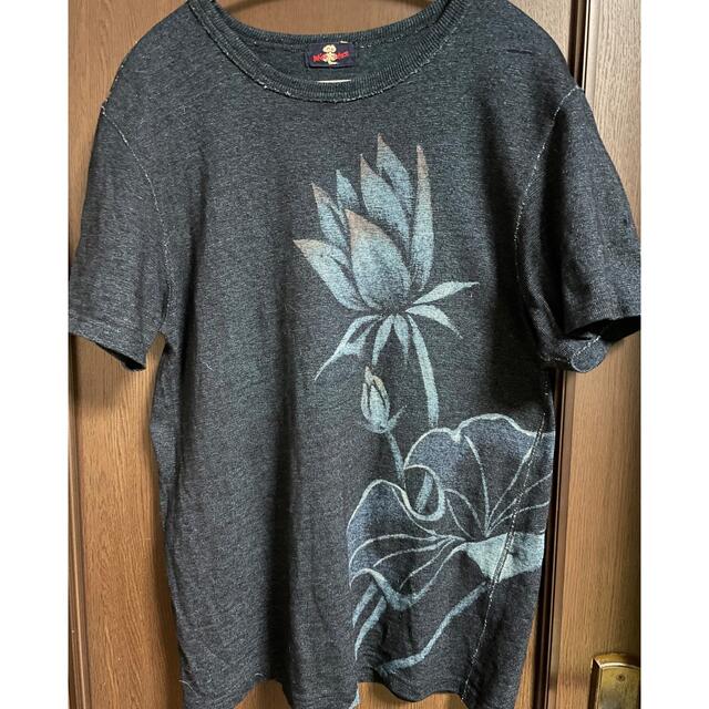 45rpm(フォーティーファイブアールピーエム)のパラスパレス　藍染　Tシャツ メンズのトップス(Tシャツ/カットソー(半袖/袖なし))の商品写真