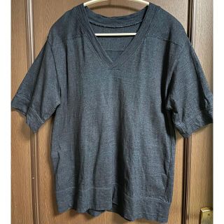 フォーティーファイブアールピーエム(45rpm)のパラスパレス　藍染　Tシャツ　サイズ4(Tシャツ/カットソー(半袖/袖なし))