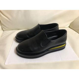 ドクターマーチン(Dr.Martens)のbibliotek ビブリオテック　黒レザー　スリッポン　39新品(スリッポン/モカシン)