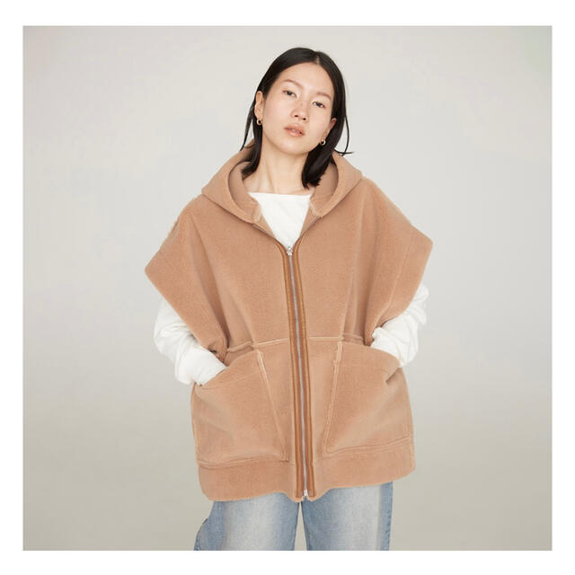 seaRoomlynn ECOムートンREVERSIBLEフーディーベスト - nadiana.com.br