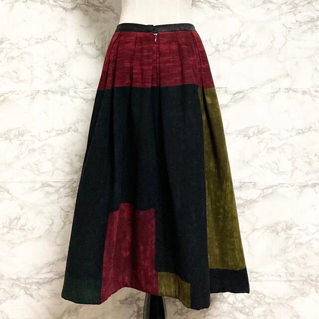 【極美品 ライカ期】DRIES VAN NOTEN 総柄ミモレ丈フレアスカート - 2