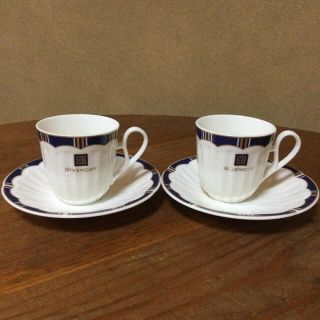 ジバンシィ(GIVENCHY)のジバンシー　コーヒーカップ＆ソーサー2客セット　新品(食器)