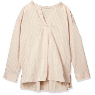 ナチュラルビューティーベーシック(NATURAL BEAUTY BASIC)のNBB 20SS 長袖シャツ ブラウス レディースL ストライプ(シャツ/ブラウス(長袖/七分))