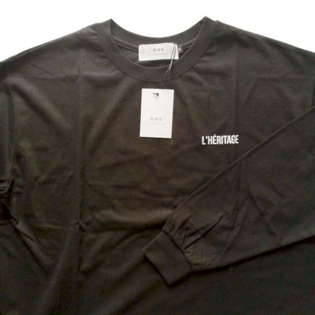 DWS BTS ジョングク着用 LHERITAGE ロングスリーブ Tee 黒M メンズのトップス(Tシャツ/カットソー(七分/長袖))の商品写真