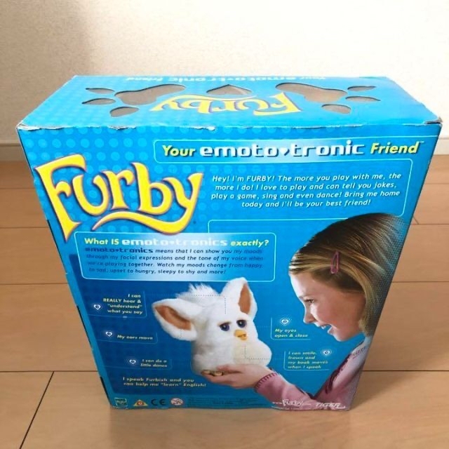 メール便送料無料05 新品・未開封!ファービー2 新品 白・パッションフルーツ 青目 英語版