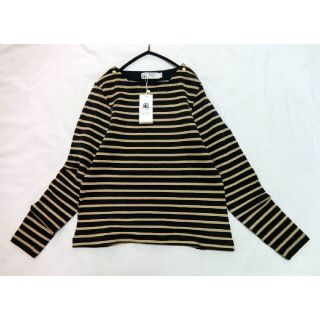 プチバトー(PETIT BATEAU)の新品タグ付き！定価￥8,800 プチバトー  ラメマリニエール長袖プルオーバー(Tシャツ/カットソー)