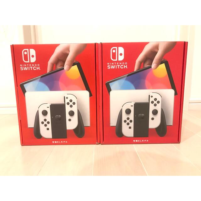 新品未開封　任天堂スイッチ有機ELモデル　ホワイト2台