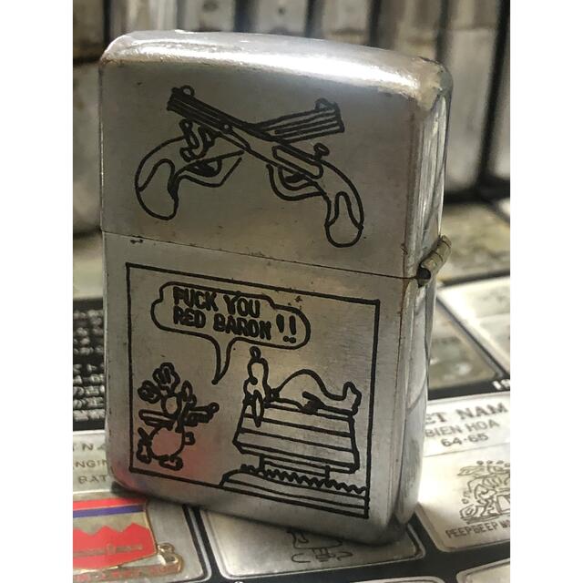 ZIPPO(ジッポー)の【ベトナムZIPPO】本物 1971年製ベトナムジッポー「スヌーピー」 メンズのファッション小物(タバコグッズ)の商品写真