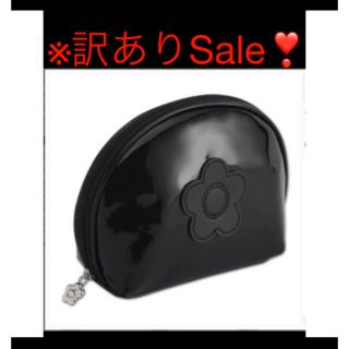 マリークワント(MARY QUANT)の※訳ありSale❣️【新品タグ付】マリークワント💕ポーチ エナメル×ブラック(ポーチ)