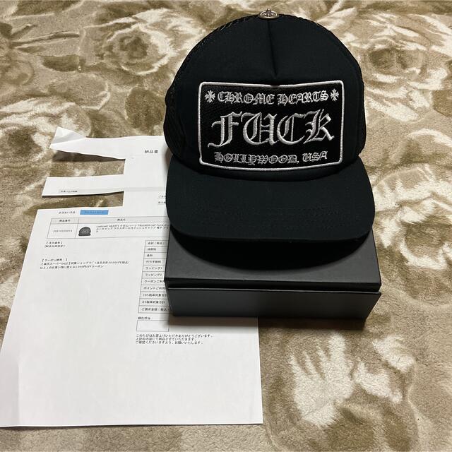 キャップCHROME HEARTS FUCK TRACKER CAP キャップ　黒