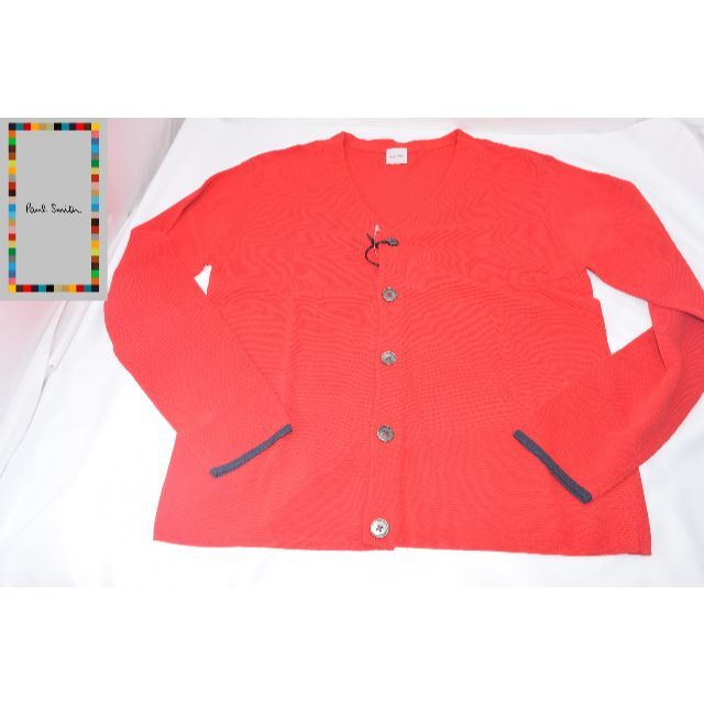 Paul Smith - 新品☆Paul Smith サマー ニット カーディガン☆レッド☆Lサイズ