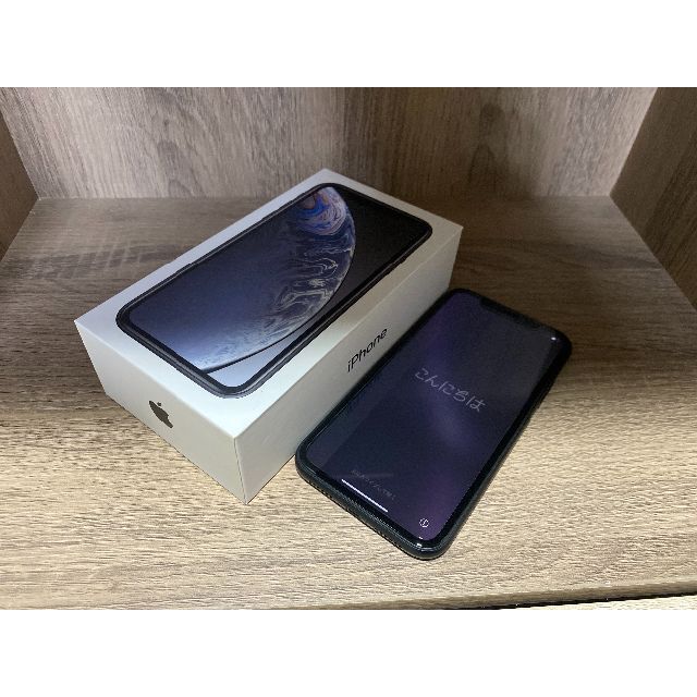 Apple(アップル)のiPhone XR 128GB ブラック 交換品 SIMフリー 箱つき スマホ/家電/カメラのスマートフォン/携帯電話(スマートフォン本体)の商品写真