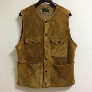 テンダーロイン(TENDERLOIN)のM TENDERLOIN T-SUEDE VEST D LEATHER(ベスト)