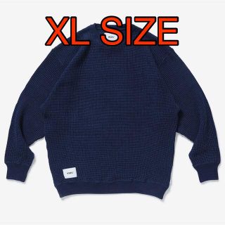 ダブルタップス(W)taps)のWTAPS ALL 02 SWEATER ワッフル セーター 藍染(ニット/セーター)