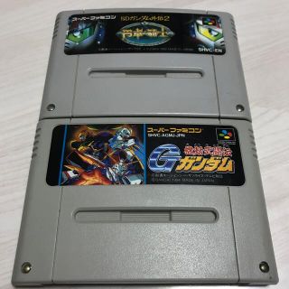 スーパーファミコン(スーパーファミコン)のガンダム２本(家庭用ゲームソフト)