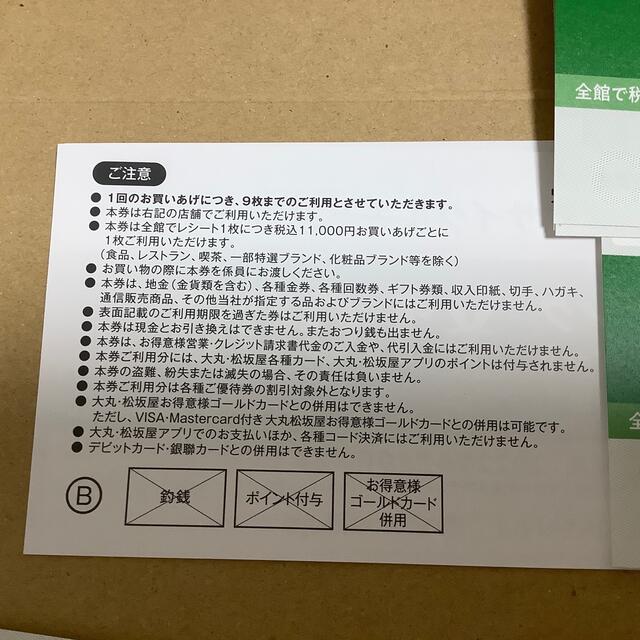 関西　エコフ　大丸　ショッピングチケット　36枚　匿名配送