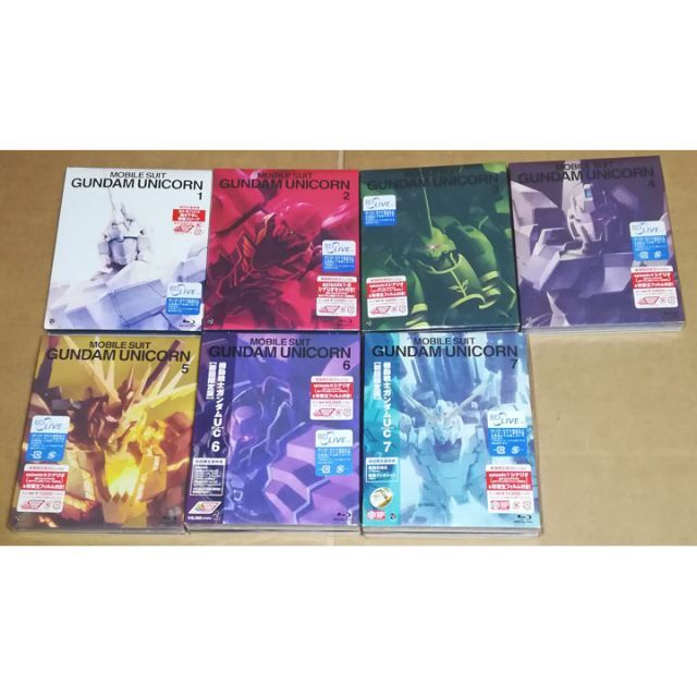 新品 機動戦士ガンダムUC Blu-ray 劇場限定版 全7巻